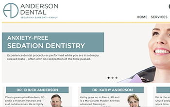 Anderson Dental website